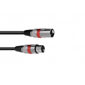 Omnitronic 3022047R - Kabel mikrofonowy XLR męski - XLR żeński 3 m - 1
