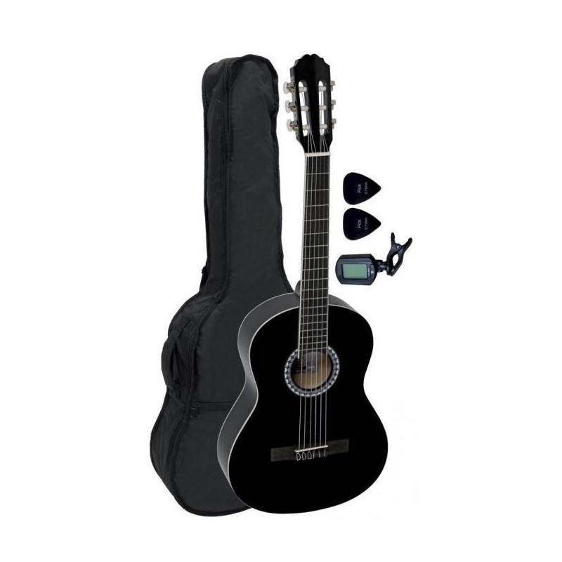 GEWA Basic Set 4sls4 Black - gitara klasyczna (PS510186)