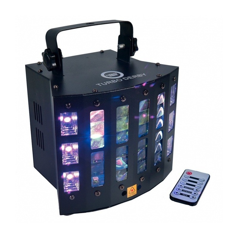 LIGHT4ME TURBO DERBY - Laser + Uv + Strobo + Pilot LIGHT4ME TURBO DERBY - Laser + Uv + Strobo + Pilot