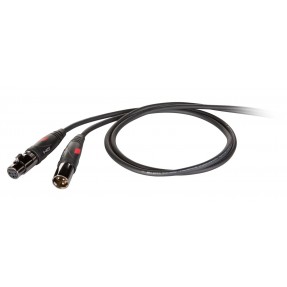 Kabel mikrofonowy XLR F - XLR M 1 m - 1