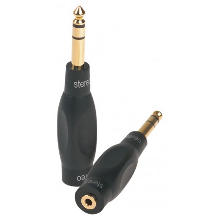 Adapter wtyczka stereo 6,3 mm - gniazdo stereo 3,5 mm - 1