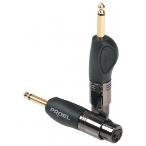 Adapter wtyk Jack mono 6,3 mm - żeński 3P XLR - 1
