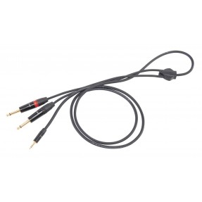 Kabel "INSERT" Jack 3,5 mm stereo - 2 x 6,3 mm mono Jack 5 m - 1