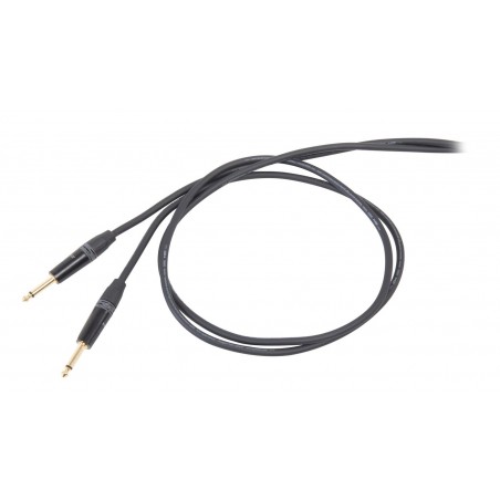 Kabel instrumentalny ze złączami Jack 6,3 mm mono 1 m - 1