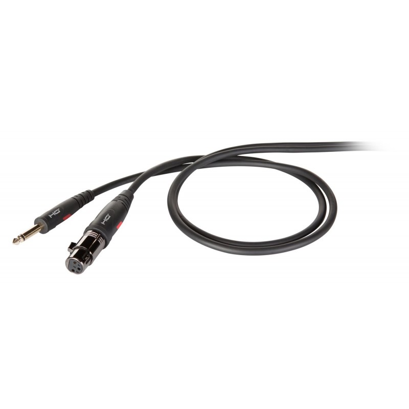 Kabel mikrofonowy mono Jack M - XLR F 3 m - 1 Kabel mikrofonowy mono Jack M - XLR F 3 m - 1