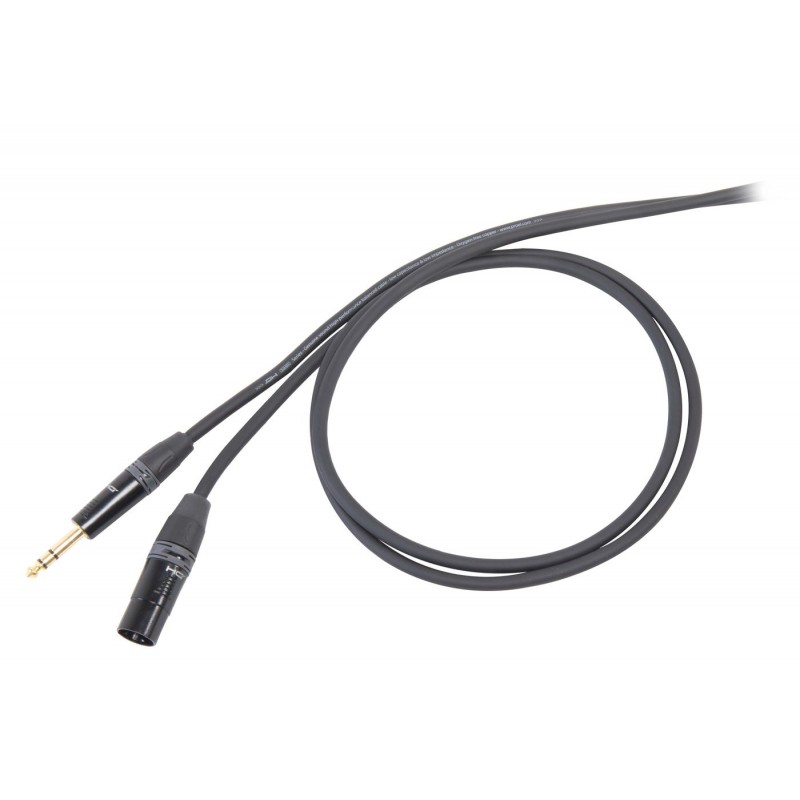 Kabel mikrofonowy stereo Jack M - XLR M 0,5 m - 1 Kabel mikrofonowy stereo Jack M - XLR M 0,5 m - 1