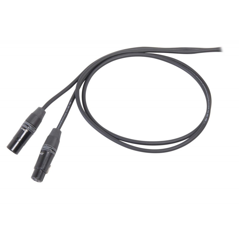 Kabel mikrofonowy XLR F - XLR M 10 m - 1 Kabel mikrofonowy XLR F - XLR M 10 m - 1