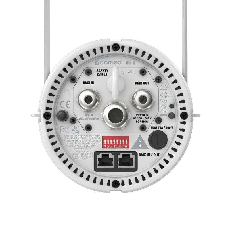 Cameo H1 D WH - lampa LED DMX typu houselight, biała - 7 Cameo H1 D WH - lampa LED DMX typu houselight, biała - 7