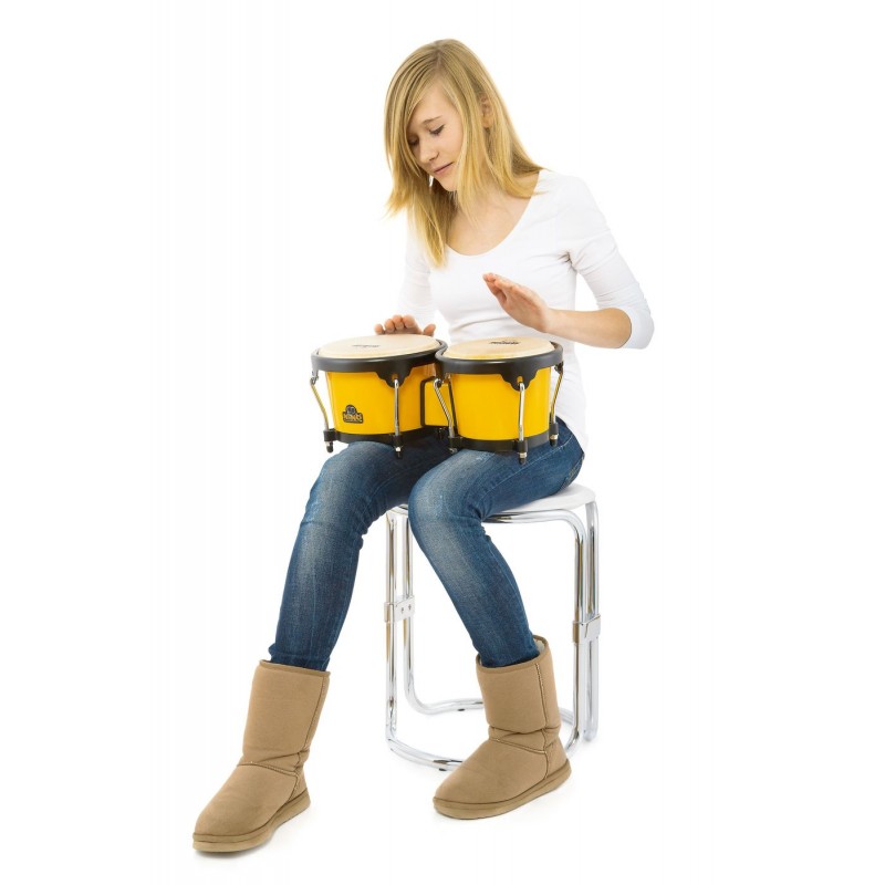 NINO Percussion NINO17Y-BK Bongo plus 6 1/2" i 7 1/2" - 2 NINO Percussion NINO17Y-BK Bongo plus 6 1/2" i 7 1/2" - 2