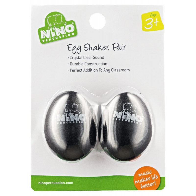 NINO Percussion NINO540BK-2 Shakery jajka - 1