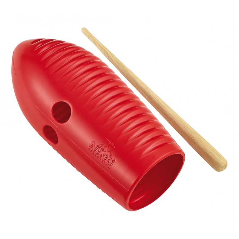 NINO Percussion NINO581R Mini Guiro - 1