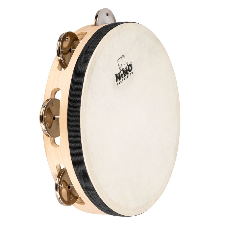 NINO Percussion NINO944 Tamburyn z naciągiem 8" - 1 NINO Percussion NINO944 Tamburyn z naciągiem 8" - 1