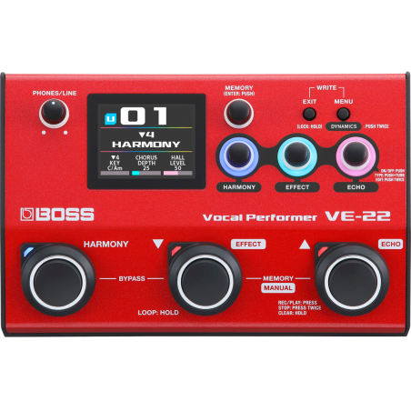 Boss VE-22 Vocal Performer - Procesor wokalowy - 1