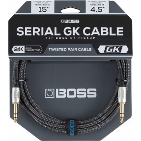 Boss BGK-15 - Kabel instrumentalny  Jack TRS 6.3 mm -  Jack TRS 6.3 mm 4,5m - 1