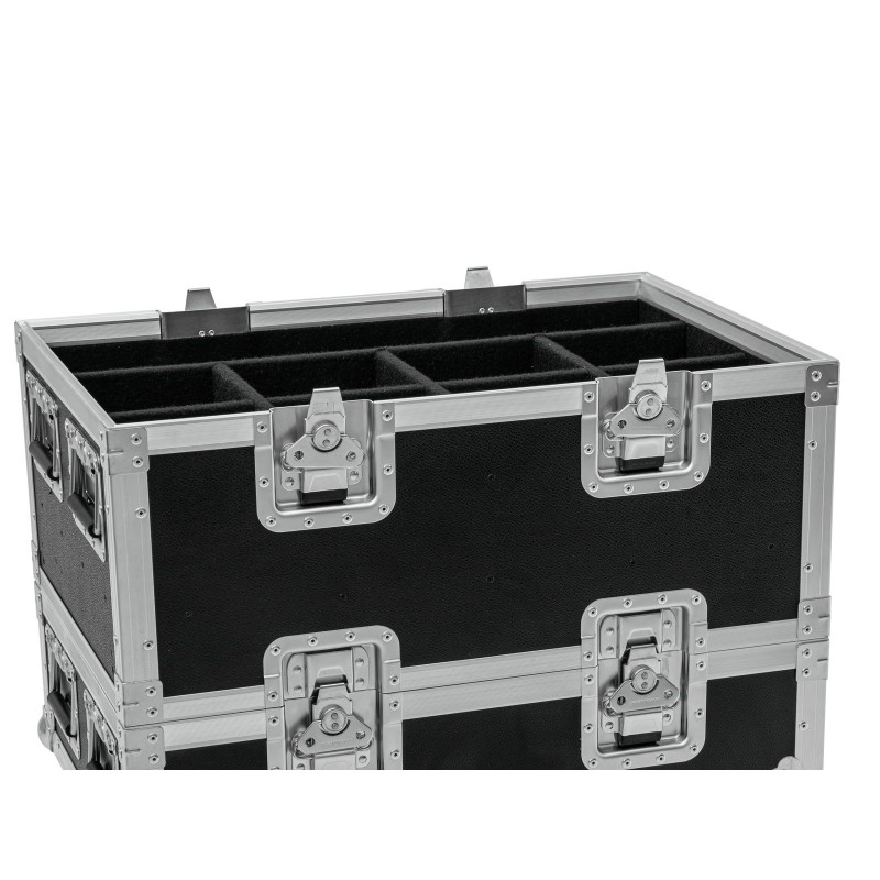 Roadinger Flightcase Extension 8x SILENT PAR 6 QCL FLOOR dla BAS-1 - 4 Roadinger Flightcase Extension 8x SILENT PAR 6 QCL FLOOR dla BAS-1 - 4