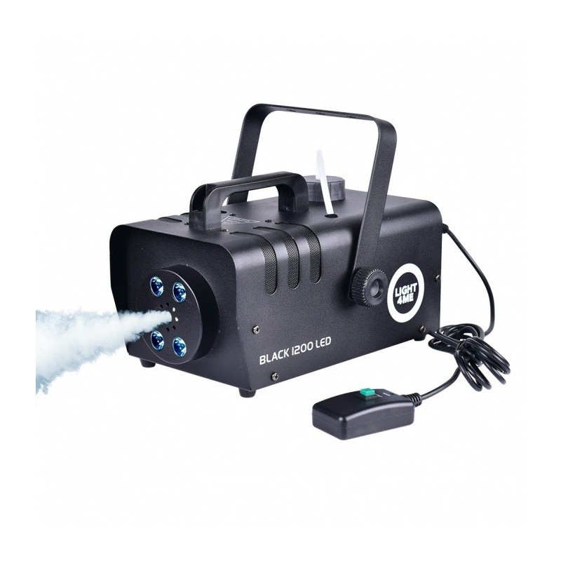 LIGHT4ME BLACK 1200 LED - wytwornica dymu, mgły LIGHT4ME BLACK 1200 LED - wytwornica dymu, mgły