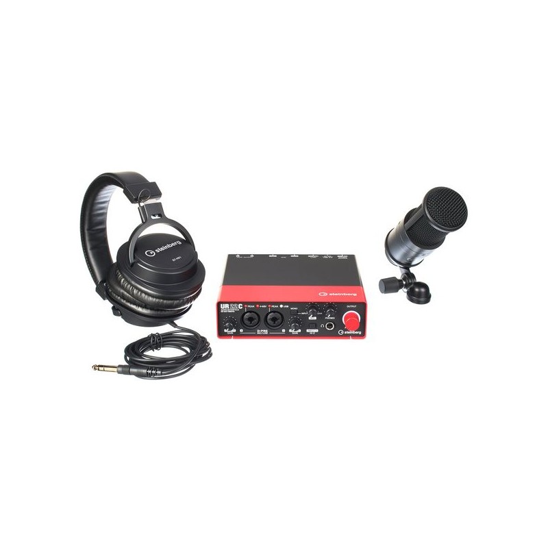 Steinberg UR22C Red Recording Pack - zestaw studyjny - 2