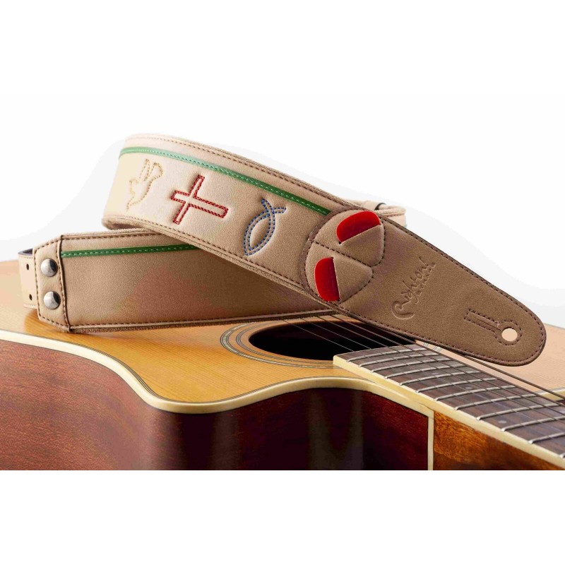 RightOn Miracle beige Mojo - pasek gitarowy - 5 RightOn Miracle beige Mojo - pasek gitarowy - 5