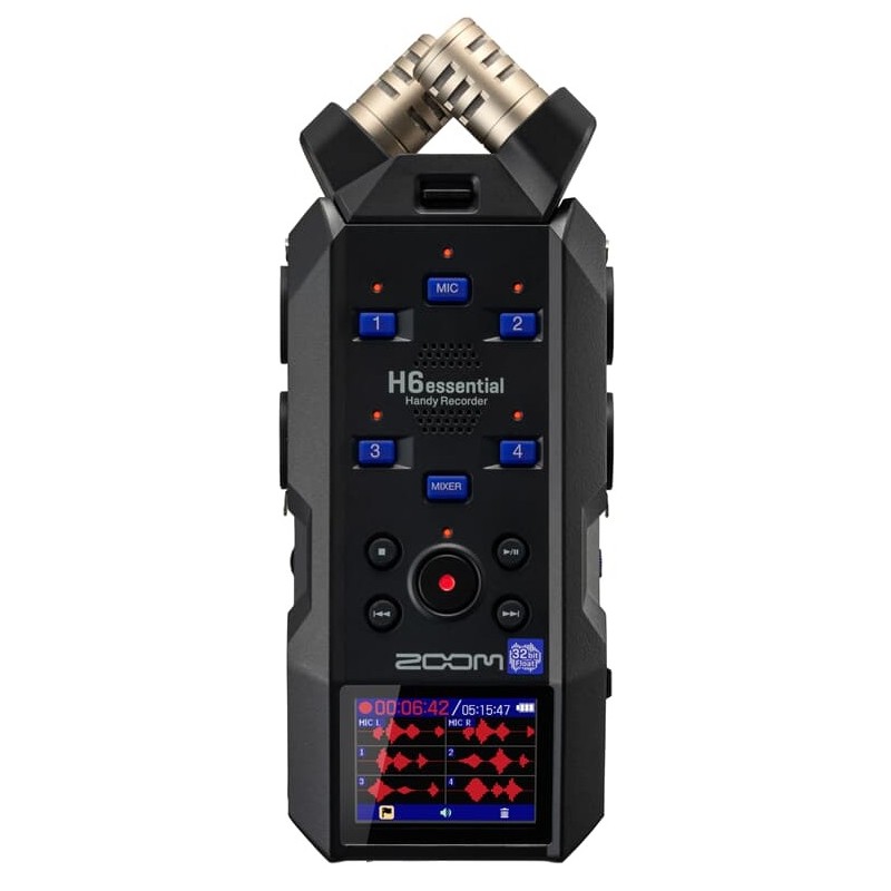Zoom H6 Teléfono Recorder + Exh de 6 dual XLR/TRS Combo Capsule
