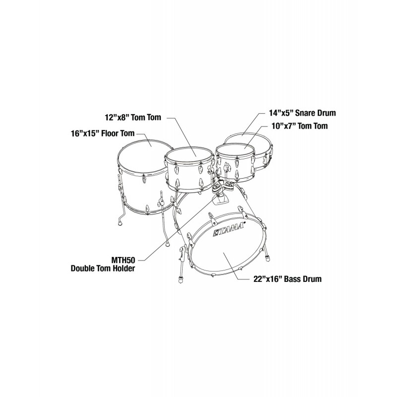 Tama IP52H6W-CTW Zestaw perkusyjny Imperialstar Drumset - 8 Tama IP52H6W-CTW Zestaw perkusyjny Imperialstar Drumset - 8