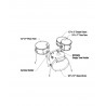 Tama LJL48S-SBO Zestaw perkusyjny Club Jam Shell Kit - 9 Tama LJL48S-SBO Zestaw perkusyjny Club Jam Shell Kit - 9
