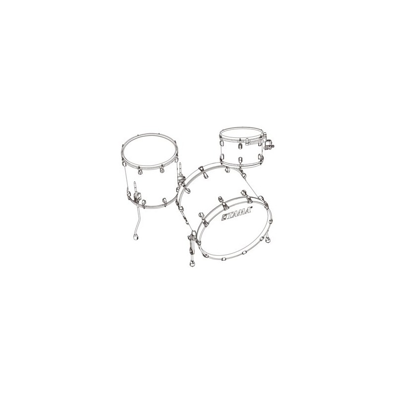 Tama ME32CZS-VGLM Zestaw perkusyjny Starclassic Maple Drumset - 3