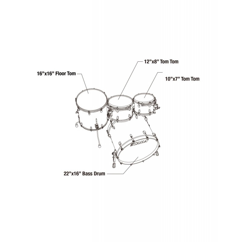 Tama TW42RZS-PBK Zestaw perkusyjny Star Drum Drumset - 3 Tama TW42RZS-PBK Zestaw perkusyjny Star Drum Drumset - 3