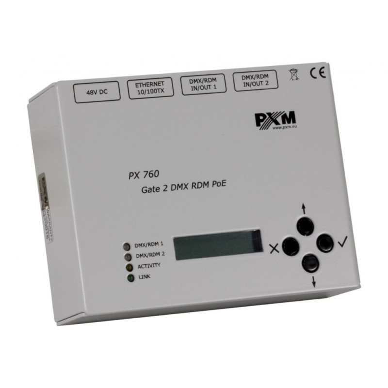 Proxima PXM PX760-3 - Interfejs ArtNet DMX RDM PoE 3-pin