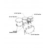 Tama WBR42S-VMP Zestaw perkusyjny Starclassic Ducacover Walnut/Birch Shell Kit - 2 Tama WBR42S-VMP Zestaw perkusyjny Starclassic Ducacover Walnut/Birch Shell Kit - 2