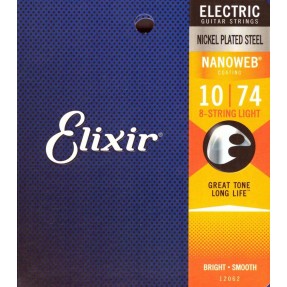 Elixir 12062 Light (10-74) NanoWeb - struny do gitary elektrycznej - 1