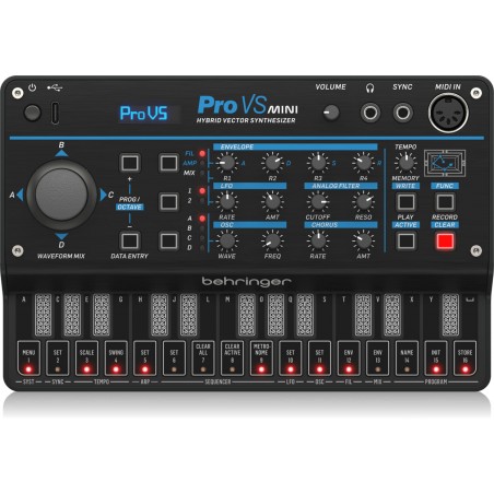 Behringer PRO VS MINI - przenośny syntezator hybrydowy - 1