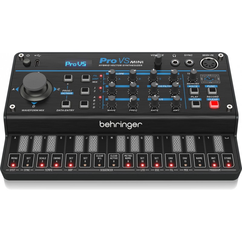 Behringer PRO VS MINI - przenośny syntezator hybrydowy - 3 Behringer PRO VS MINI - przenośny syntezator hybrydowy - 3