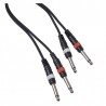 Cable4Me Kabel 2x Jack mono 6,3 mm - 2x Jack mono 6,3 mm 3m - 2