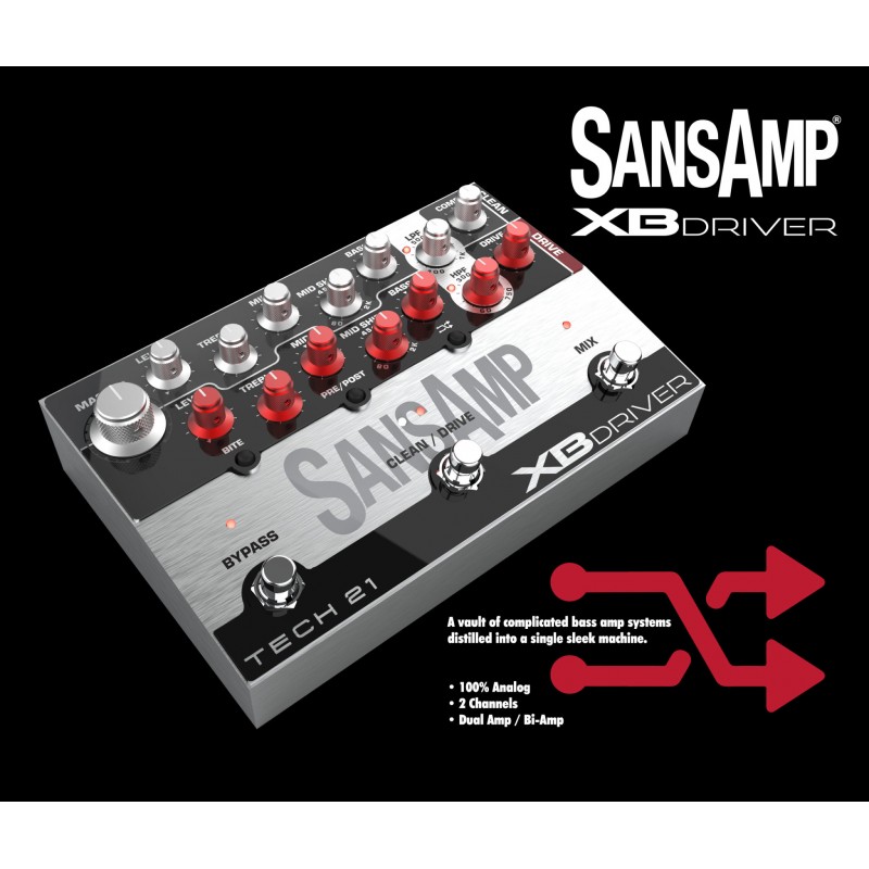 Tech 21 Sansamp XB Driver - Preamp basowy - 3