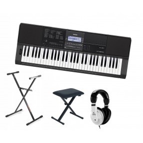 Keyboard Casio CT-X800 + statyw + ława + słuchawki - 1