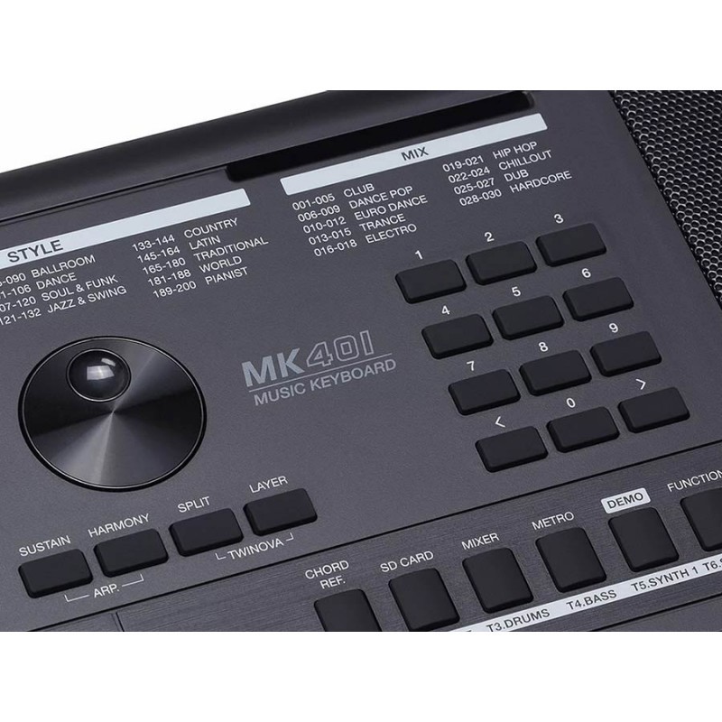 Keyboard Medeli MK401 + statyw + ława + słuchawki - 16