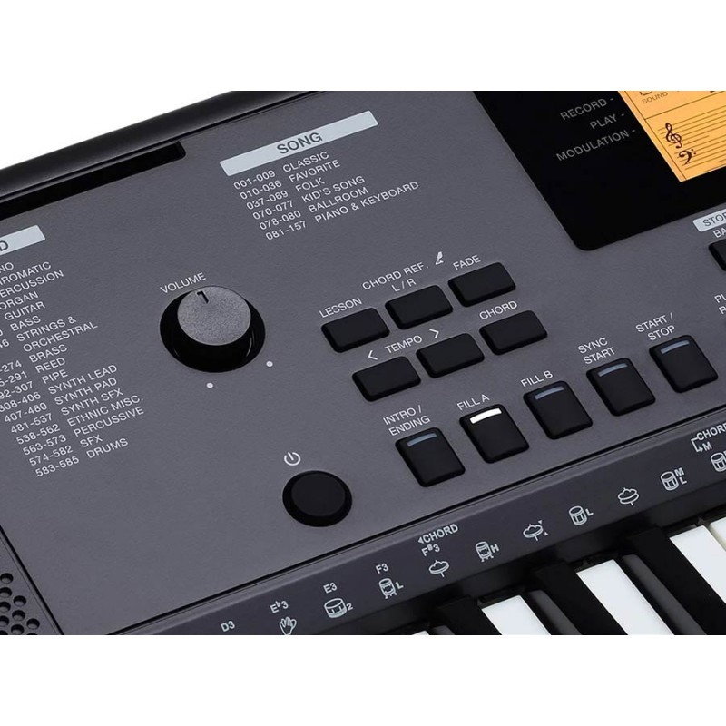 Keyboard Medeli MK200 + statyw + ława + słuchawki - 11