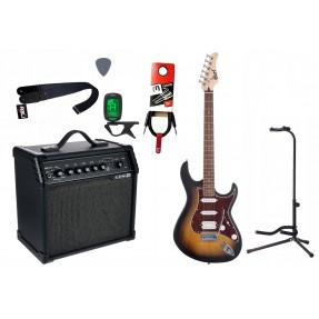 Gitara elektryczna + wzmacniacz 20W zestaw 1400 - 1