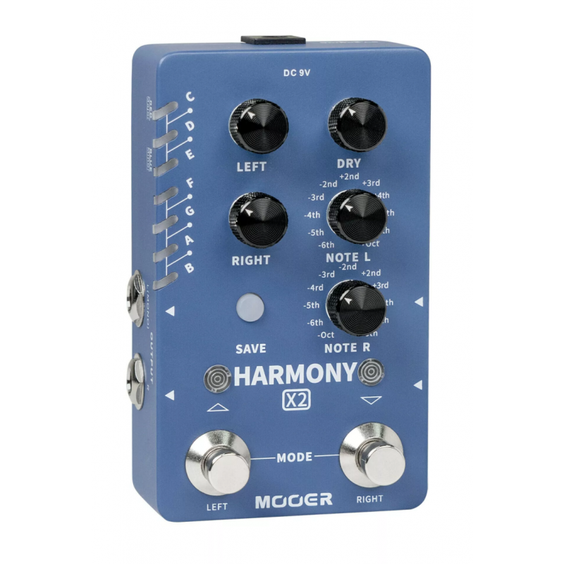 Mooer Harmony X2 Dual Channel Harmony Effects Pedal - Efekt gitarowy - 2