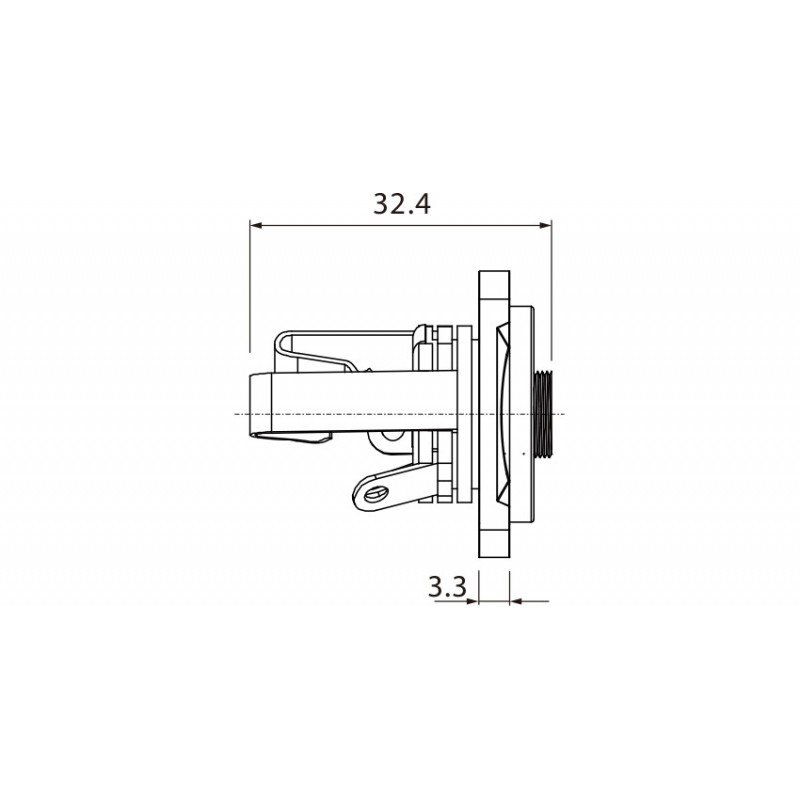 Gniazdo typu Jack stereo Roxtone RJ3FD-2 - 4