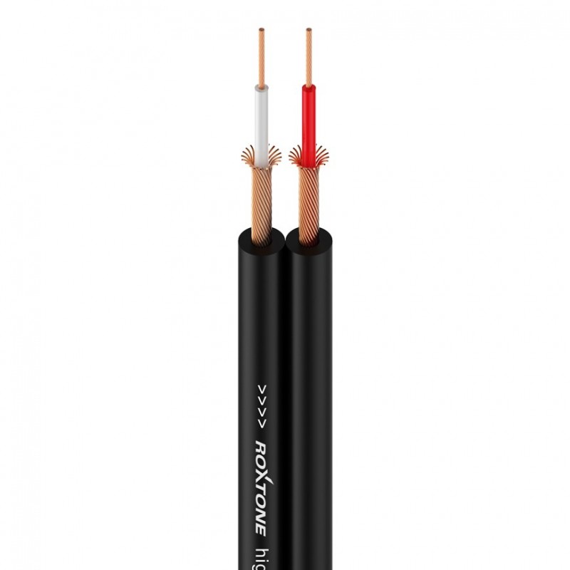 Kabel audio 2 x 0.14 mm² Roxtone AC010-100m-BK - 1 Kabel audio 2 x 0.14 mm² Roxtone AC010-100m-BK - 1