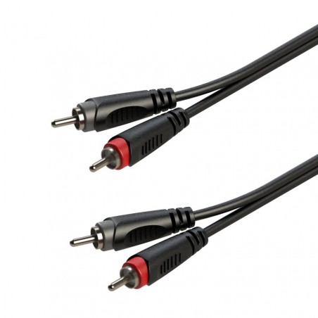 Kabel audio 2 x Wtyk RCA / 2 x Wtyk RCA 6m Roxtone RACC130L6 - 1