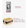 Kabel audio Jack 3.5mm stereo / 2 x gniazdo RCA 0.2m Roxtone RAYC330L02 - 4 - Kable Jack - RCA - Kabel audio Jack 3.5mm stereo /