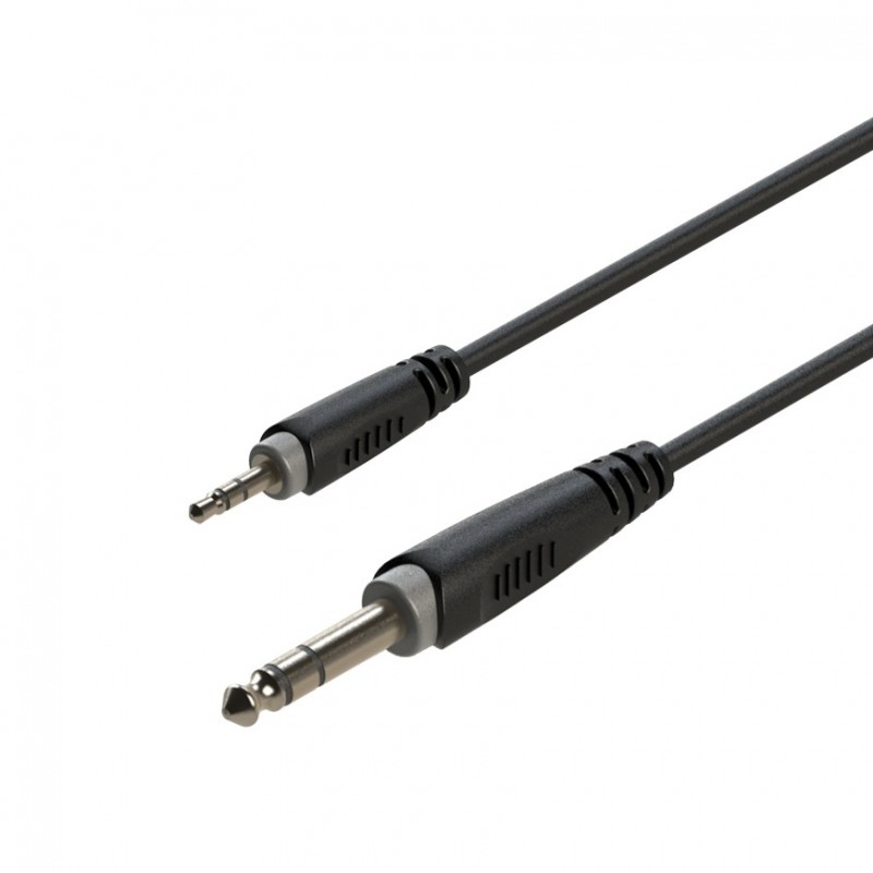 Kabel audio Jack 3.5mm stereo / Jack 6.3mm stereo 3m Roxtone SACC280L3 - 2 Kabel audio Jack 3.5mm stereo / Jack 6.3mm stereo 3m Roxtone SACC280L3 - 2