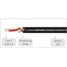 Kabel audio Jack 3.5mm stereo / Jack 6.3mm stereo 3m Roxtone SACC280L3 - 3 Kabel audio Jack 3.5mm stereo / Jack 6.3mm stereo 3m Roxtone SACC280L3 - 3