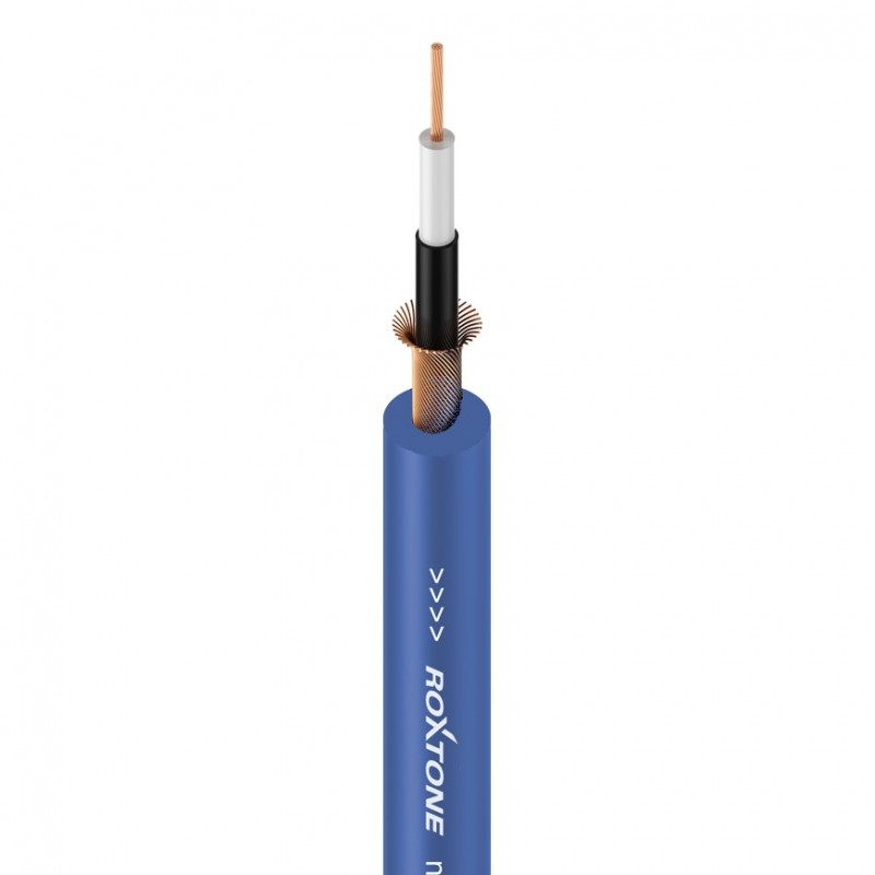 Kabel instrumentalny Roxtone GC010-100m-BL - 1 Kabel instrumentalny Roxtone GC010-100m-BL - 1