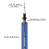 Kabel instrumentalny Roxtone GC010-100m-BL - 2 Kabel instrumentalny Roxtone GC010-100m-BL - 2