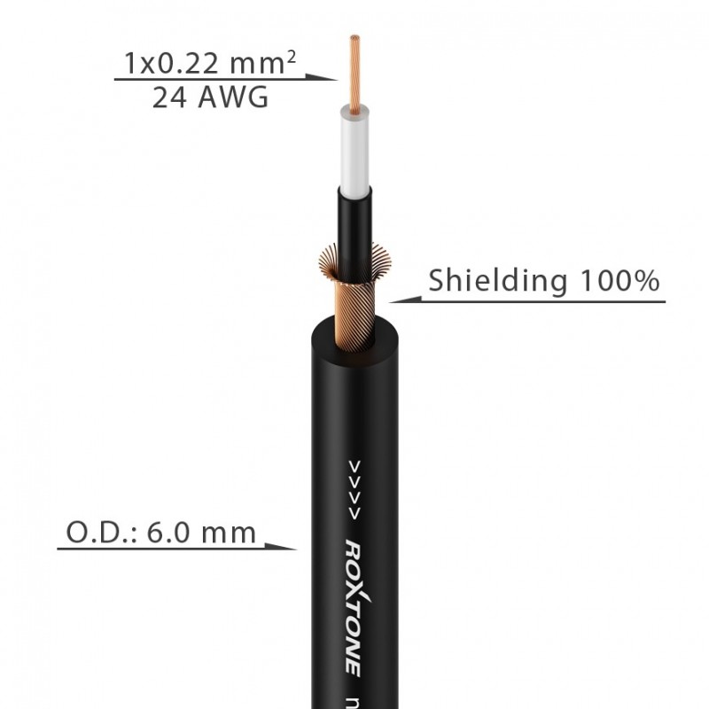 Kabel instrumentalny SAMURAI Roxtone SGJJ110L5 - 4 Kabel instrumentalny SAMURAI Roxtone SGJJ110L5 - 4