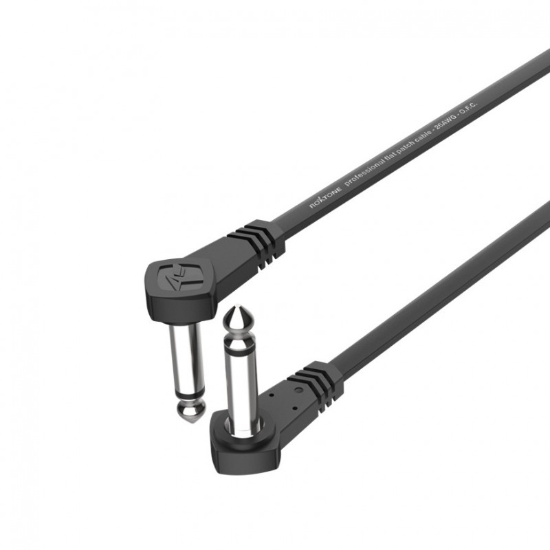 Kabel instrumentalny Wtyk Kątowy Jack 6.3mm 30cm Roxtone FPJJ100L0003 - 1 Kabel instrumentalny Wtyk Kątowy Jack 6.3mm 30cm Roxtone FPJJ100L0003 - 1