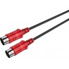 Kabel midi 2 x DIN 5-PIN 5m Roxtone SMDC100L5 - 1 Kabel midi 2 x DIN 5-PIN 5m Roxtone SMDC100L5 - 1